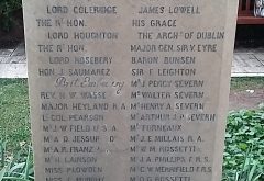 Lapide sulla tomba di Keats e Severn